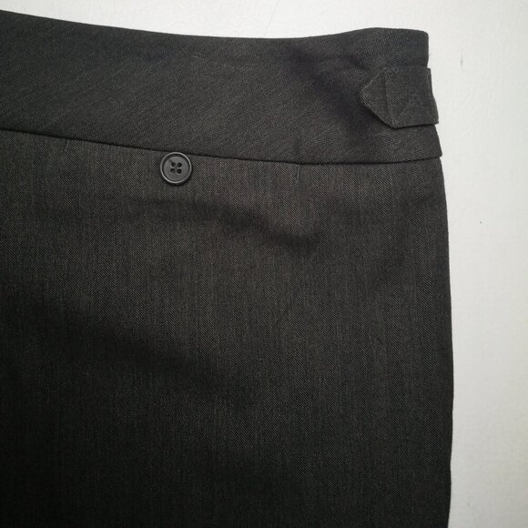 NWT Worthington Ladies Size 18 Dark Grey Modern Fit Straight Legs Crop Pants - Picture 10 of 15